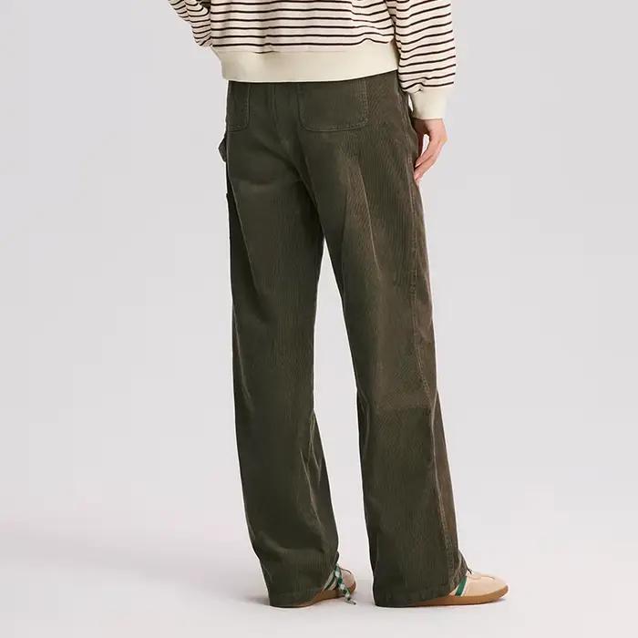 Semir pantalons décontractés femmes velours côtelé coton pantalon à jambes larges 2025 nouveau hiver