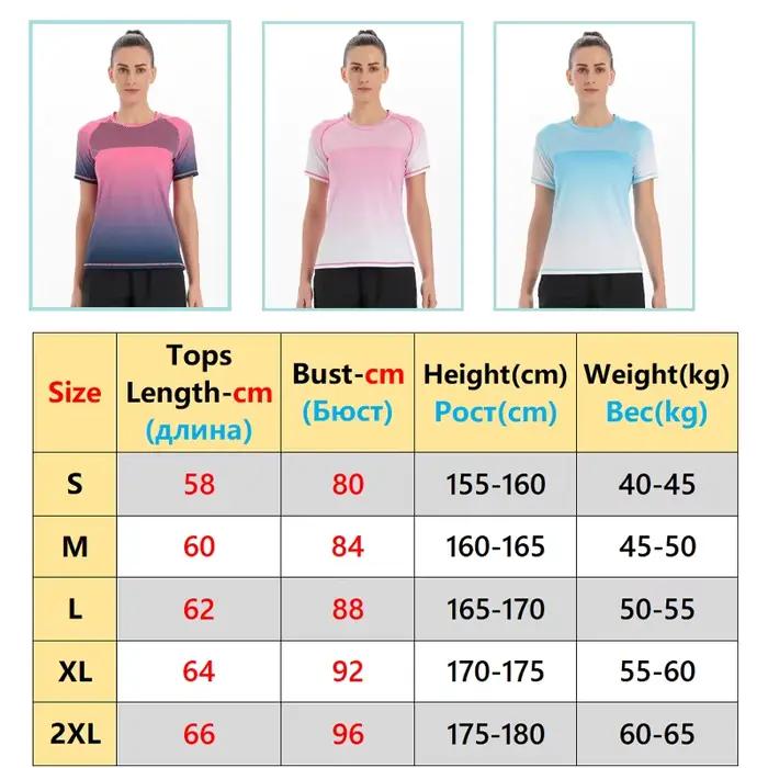 Femmes séchage rapide à manches courtes impression 3D sport respirant exercices Yoga chemise gymnase