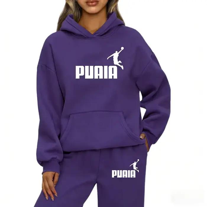Ensemble de vêtements de sport pour femme, sweat-shirt à capuche coupe-vent et chaud pour cyclisme e