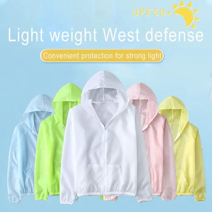 Manteau de Protection solaire respirant à séchage rapide pour femmes et hommes, manteaux légers pour