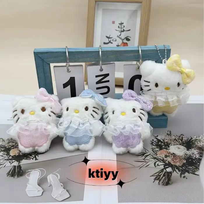 1/5 pièces Sanrio Hello Kitty jupe mignonne chat pendentif en peluche dessin animé chat étudiant sac