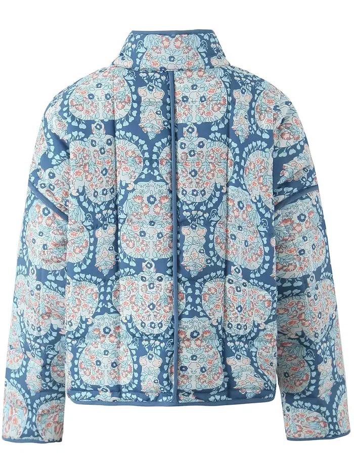 Pouvez-vous psylady-Veste rembourrée à manches longues pour femmes, Streetwear chic, Boho Floral, Co