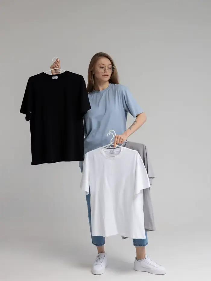 Hirsionsan-T-shirt décontracté à col rond pour homme et femme, 100% coton, 20 couleurs unies, été 20