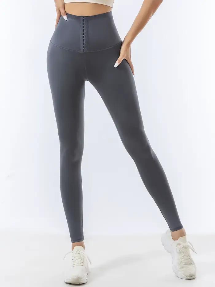 Pantalon requin boutonnage taille haute taille compression hanche ascenseur pantalons de yoga Europe