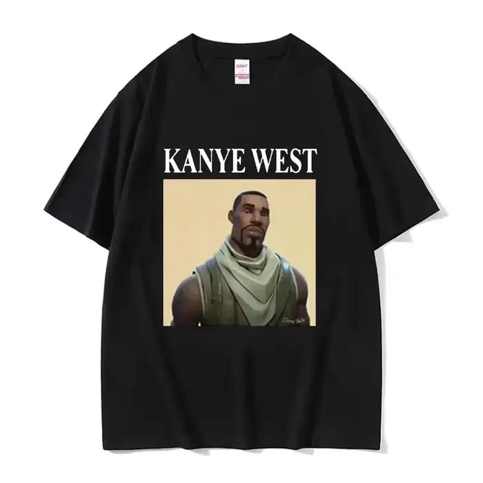 Drôle Kanye West Meme T-Shirt hommes Vintage Hip Hop Rap Style T-Shirt hommes femmes à manches court