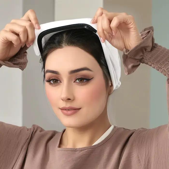 Haute qualité coton Modal Hijabs anti-dérapant élastique cravate dos casquettes intérieures foulard
