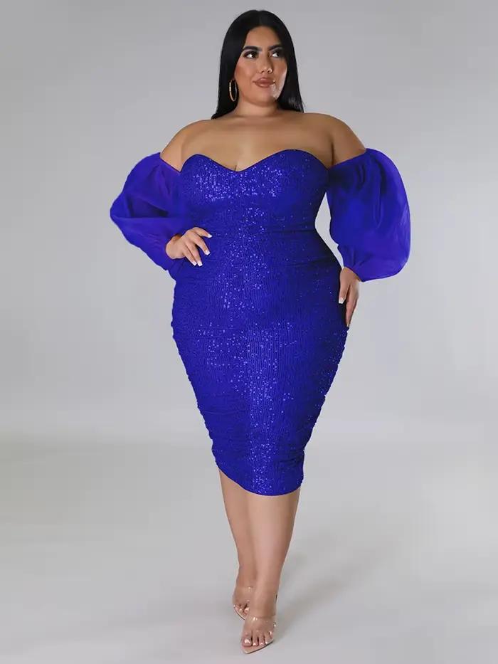 Robe de soirée de luxe pour femmes, tenue d'anniversaire, de noël, sans bretelles, épaules dénudées,