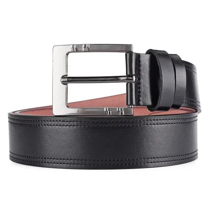 Cuir véritable pour hommes de haute qualité boucle jean peau de vache ceintures décontractées affair