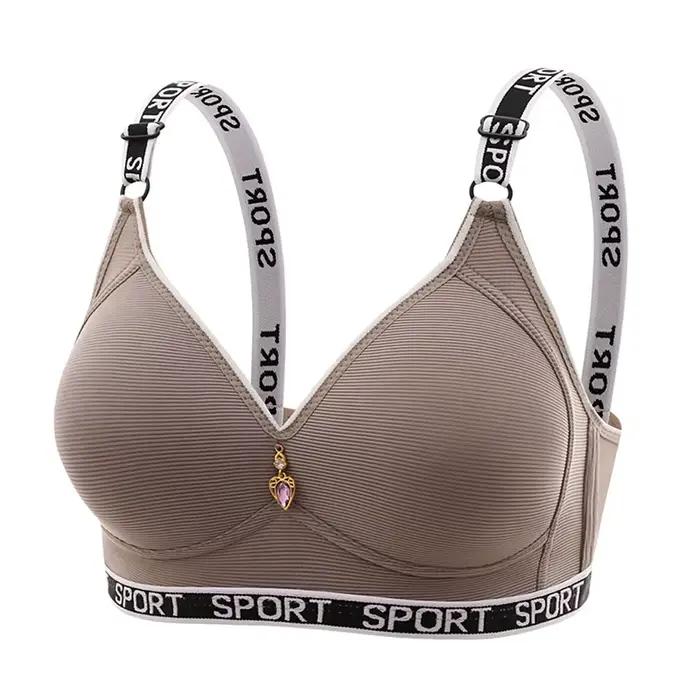 Soutien-gorge pour femmes, grand sous-vêtements pour femmes, sans anneau en acier sur le soutien, so