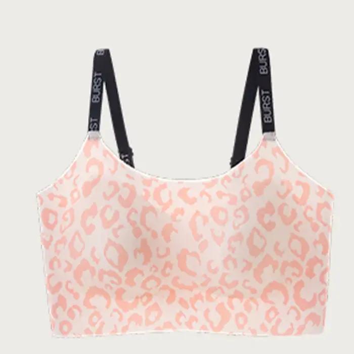 Soutien-gorge dos nu sans couture pour femme, belle section mince sans fil, porte-jarretelles sexy,