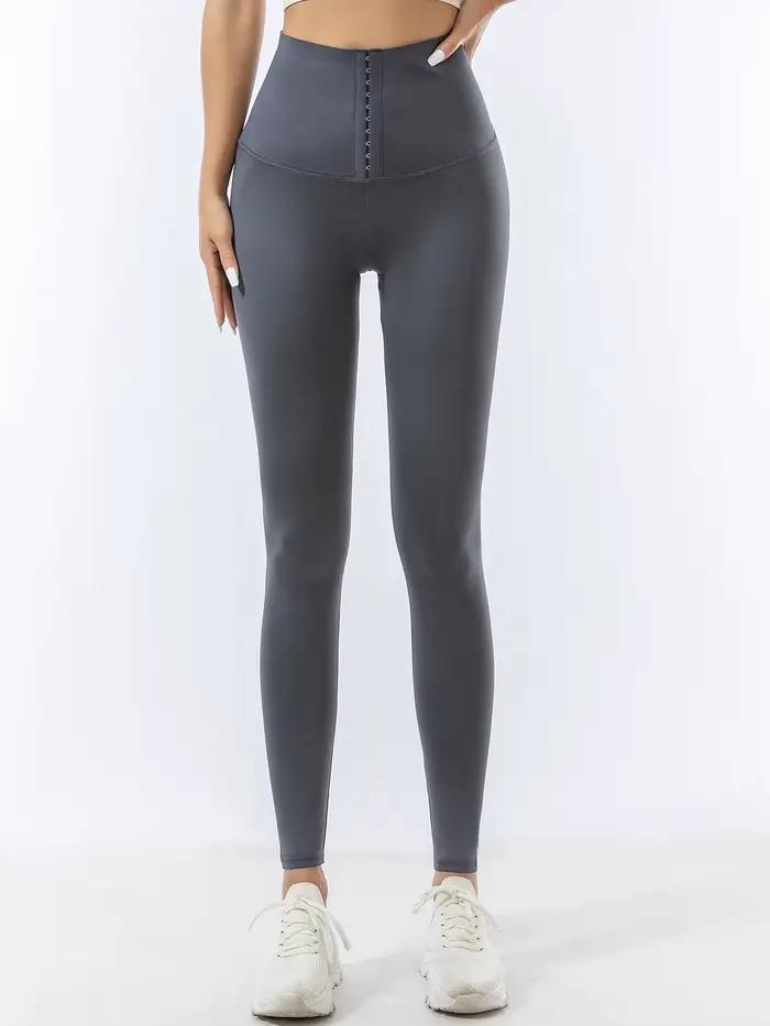 Pantalon requin boutonnage taille haute taille compression hanche ascenseur pantalons de yoga Europe