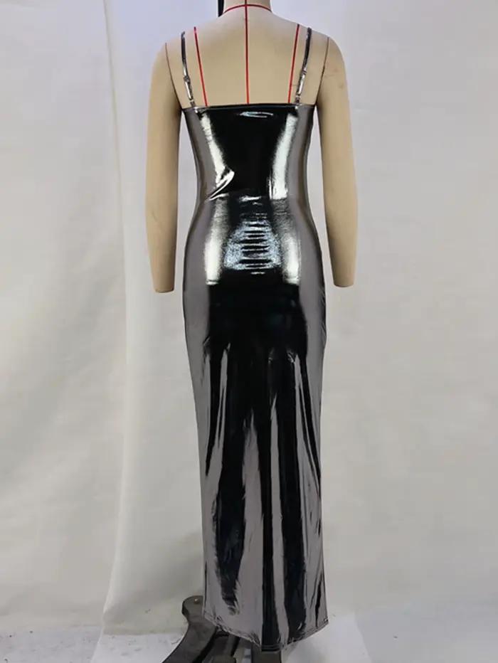 Robe longue d'été sexy dos nu ALD Maxi pour femmes, élégante moulante, robe de fête d'anniversaire,