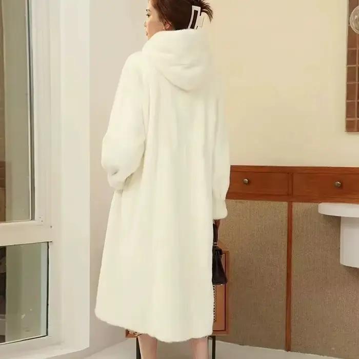 Veste en velours de vison imité pour femme, imprimé léopard, manteau paresseux et mn arc-en-ciel, à