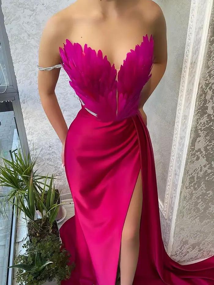 Robe Longue Blanche en Plumes d'Ange pour Femme, Design de Luxe, Élégante, pour Halloween, ixde Noël