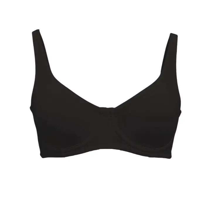 Soutien-gorge sport balconnet sans doublure pour femme, avec armatures, maintien optimal, grandes ta