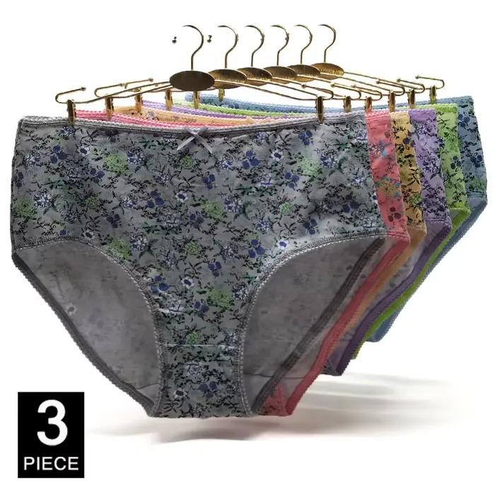 Sous-vêtements en coton pour femmes, culottes grande taille, lingerie pour dames, culottes d'accélér
