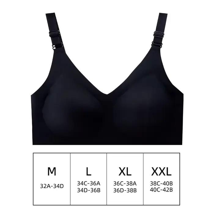 Soutiens-gorge sans couture pour femmes, style fin, couleur gelée, doux, sans armatures, lingerie co