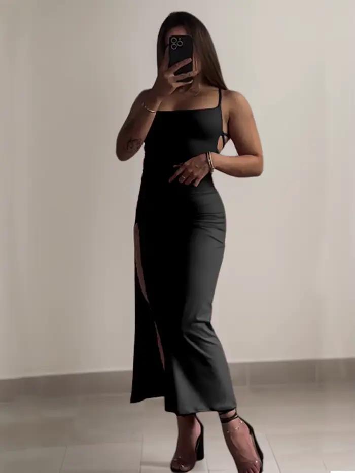 Robe d'été explosive, nouvelle collection 20224, haute sensibilité, bretelles licou, sac Spice Girl,