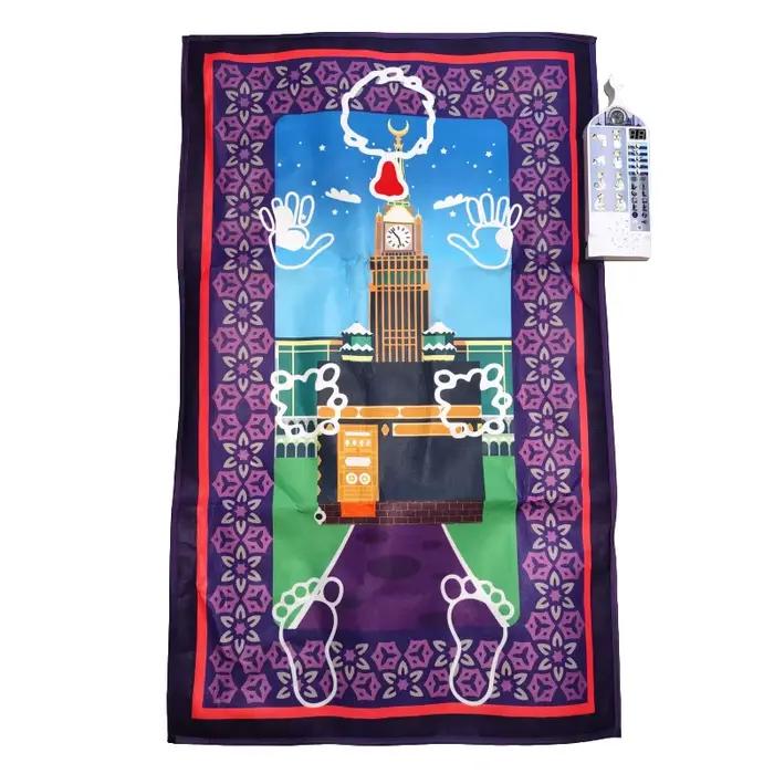 Tapis de prière islamique pour enfants, couverture de culte électronique, tapis d'enseignement de pr