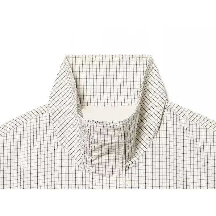 Manteaux et vestes pour femmes, nouvelle collection printemps, à carreaux, col montant, manches long