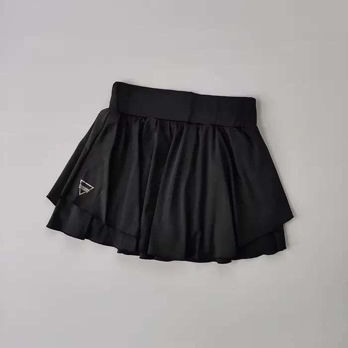 Jupe de sport fausse jupe de course deux pièces pour femmes, séchage rapide, couvrant les hanches, r