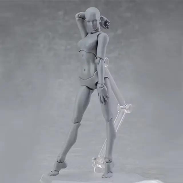 13cm croquis dessiner mâle femelle corps mobile Kun corps Chan douleur articulaire Anime Figure Shf