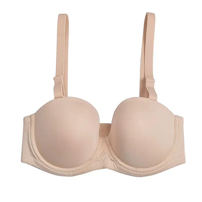 YANDW nouveau soutien-gorge solide Simple à armatures soutiens-gorge pour femmes Sexy tous les jours