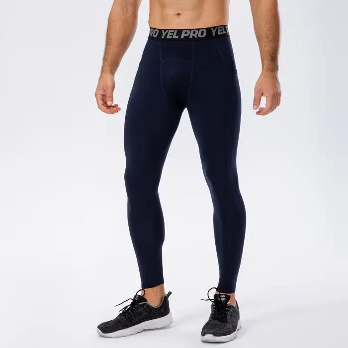 Pantalons de Compression pour hommes, collants de sport d'automne et d'hiver, de Fitness, de course,