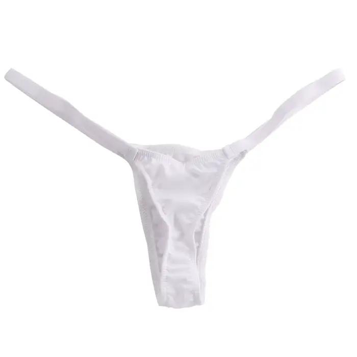 String taille basse pour femme, sous-vêtements sexy, string au lait, costume 03/Wear