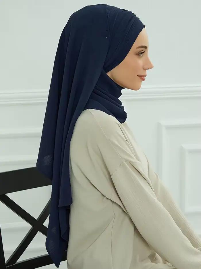 Bonnets Hijab intérieurs pratiques, sous-écharpe musulmane, Bonnet à la mode pour femmes, doux, élas