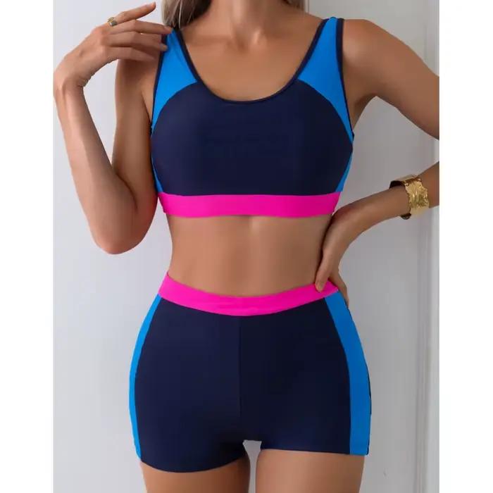 Maillot de bain d'été, ensemble Tankini, maillot de bain féminin, vêtements de sport pour la plage,