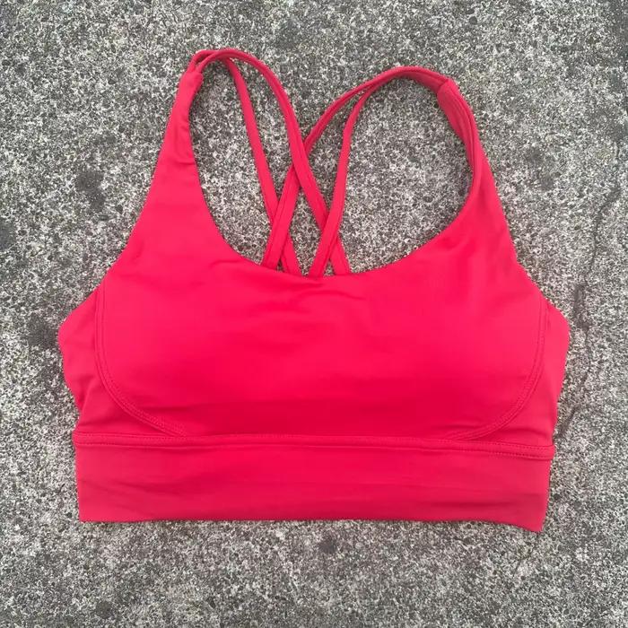 Couleur unie Fitness femmes Sport soutien-gorge gymnastique Yoga soutien-gorge athlétique croix haut