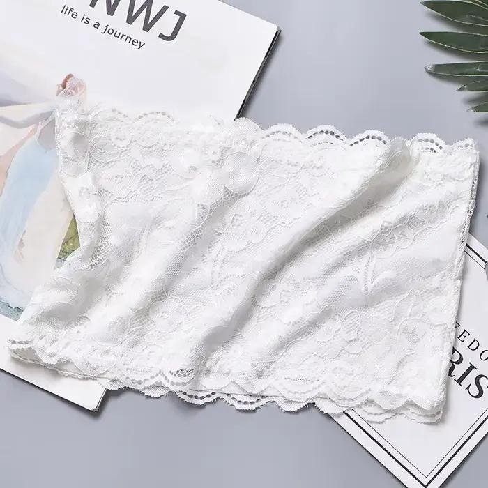 Soutien-gorge sans bretelles en dentelle pour femme, banribWrapped poitrine, bustier tubulaire, sexy