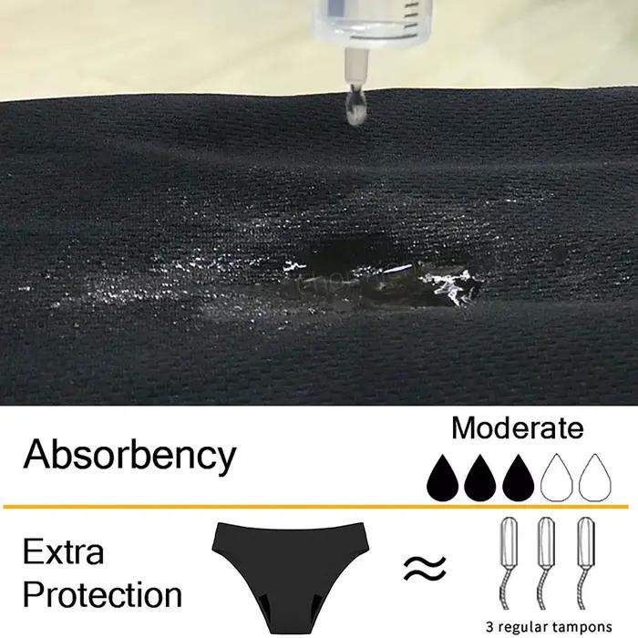 Maillot de bain menstruel étanche pour femme, bikini, pantalon absorbant astronomique, taille haute,