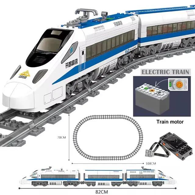 City Train Power Function Briques de construction high-tech pour enfants, module de bricolage, ensem
