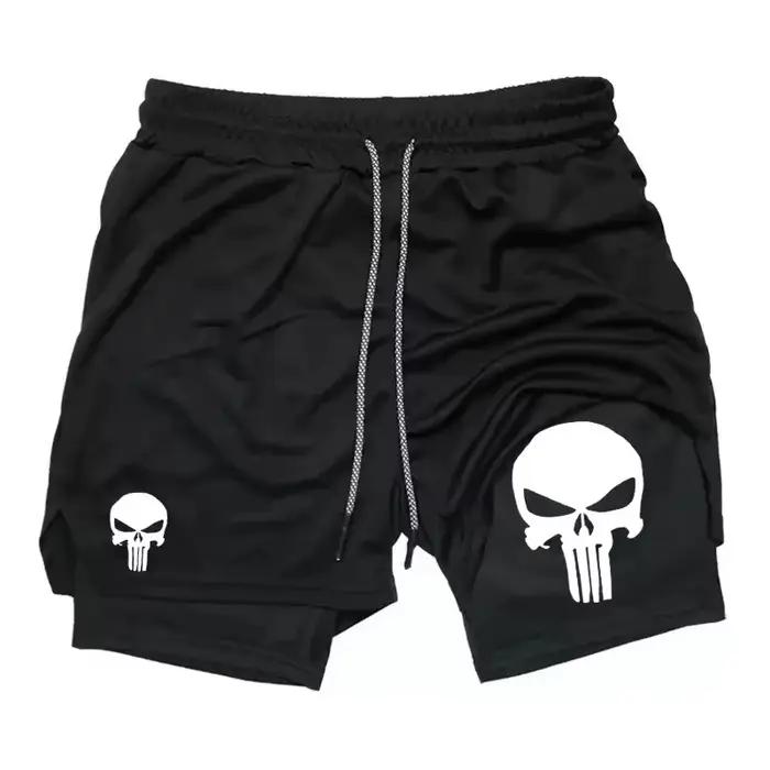 Short de Performance 2 en 1 pour hommes, nouveau short de sport à séchage rapide avec poche pour tél
