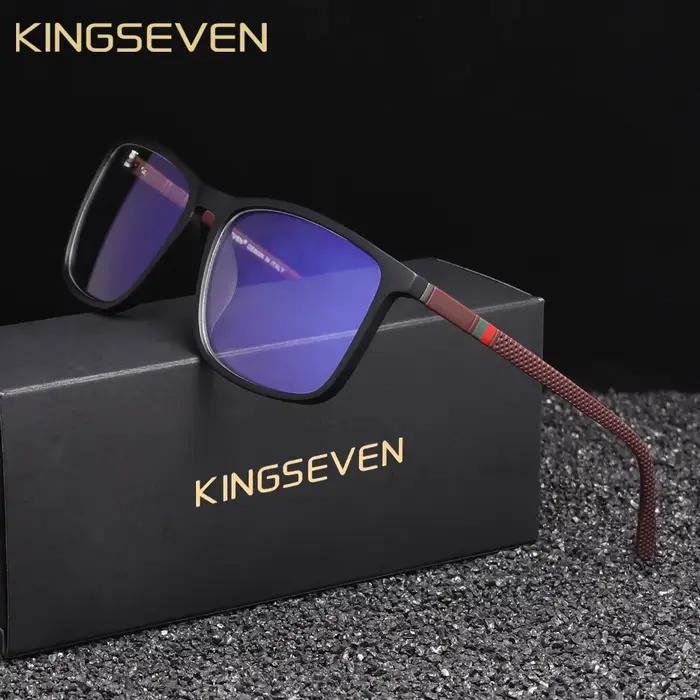 KINGSEVEN lunettes bloquant la lumière bleue hommes/femmes ordinateur Anti-rayon bleu lunettes lenti