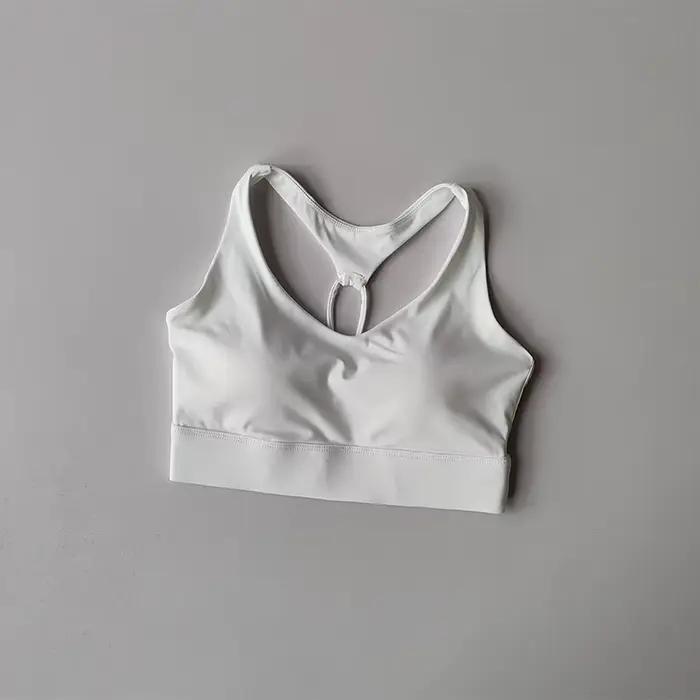 Soutien-gorge de sport haute performance pour femme, bretelles fines, dos nageur, maintien maximal,