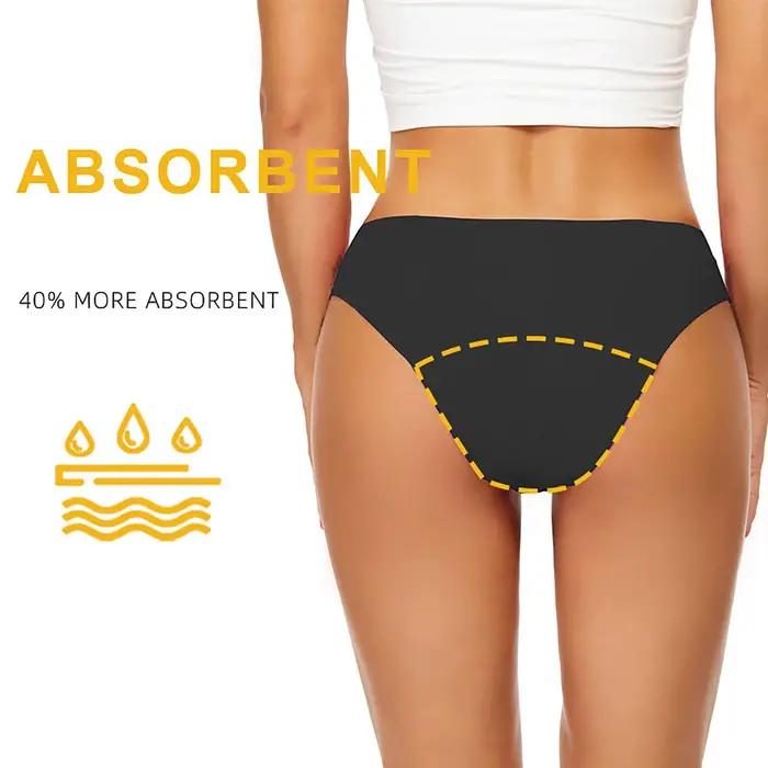 Maillot de bain menstruel étanche pour femme, bikini, pantalon absorbant astronomique, taille haute,