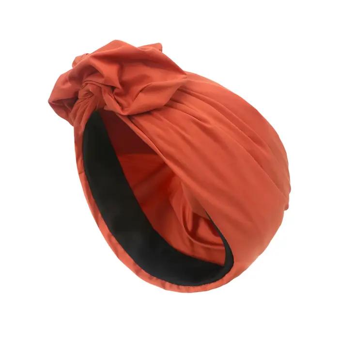 Femme musulman foulard casquette coton bandeau africain bandeau élégant rétro Turban pour dames bonn