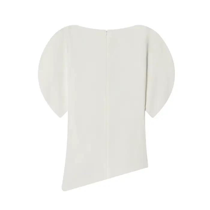 T-shirts à manches courtes bouffantes décontractés chics pour femmes, nouveaux t-shirts à manches co