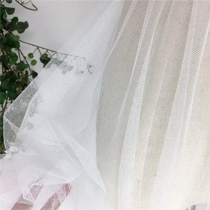Jupon d'été longue couche transparente, Tulle noir et blanc, jupe en maille et dentelle, sous-jupe p