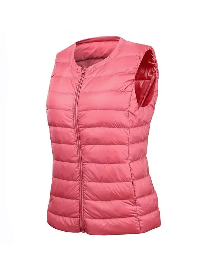 NewBang – gilet de grande taille 6XL 7XL pour femme, gilet chaud Ultra léger, sans manches, doublure