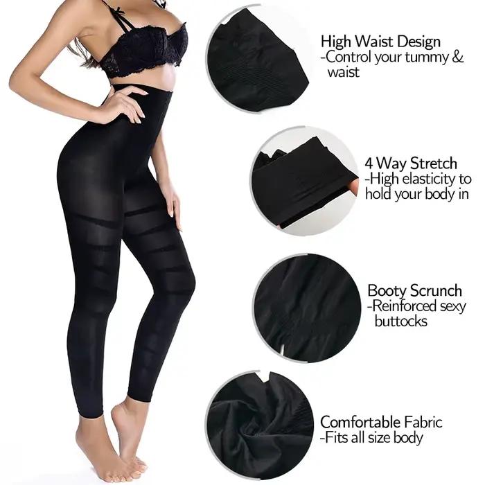 Femmes Legging taille haute nouveaux Leggins ventre contrôle culotte taille formateur minceur pantal