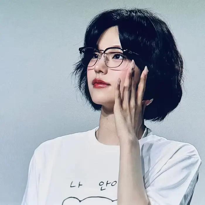 T-shirt mignon à col rond pour femmes, avec motif Harajuku amusant, manches courtes, haut confortabl