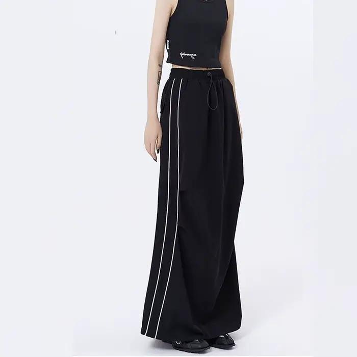 Jupes Maxi pour femmes, Harajuku Y2k, droites, Chic, assorties avec tout, taille basse, vêtements St