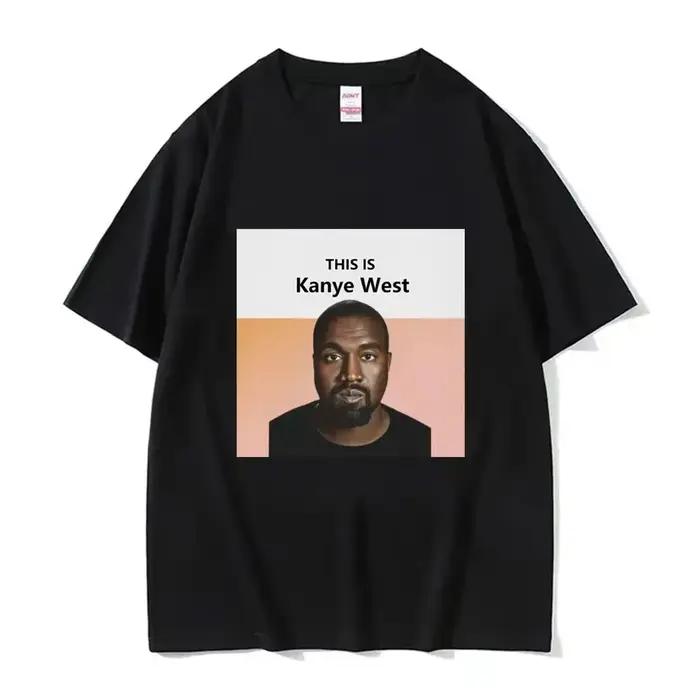 Drôle Kanye West Meme T-Shirt hommes Vintage Hip Hop Rap Style T-Shirt hommes femmes à manches court