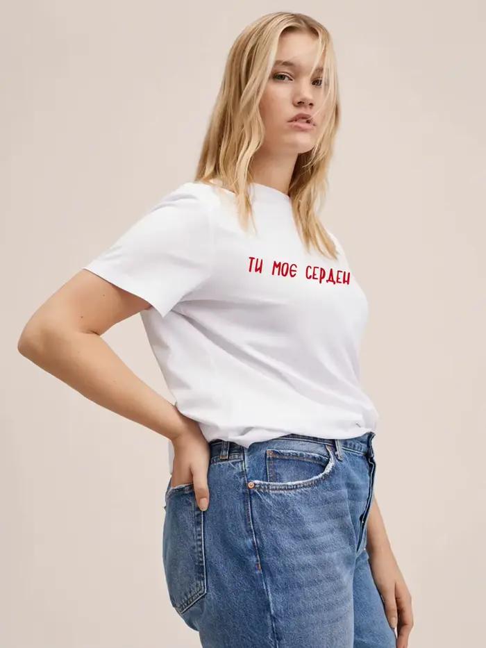 Dlife Fold-T-shirt cool à manches tombantes pour femmes, t-shirt en coton imprimé simple et décontra
