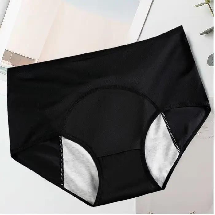 Culottes menstruelles pour femmes, sous-vêtements de période menstruelle grande taille, slips physio