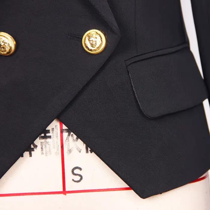 S-XXL trois couleurs 2023 mode nouveau solide Double boutonnage élégant Style CommPiedmont décontrac
